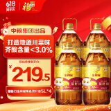  金阙谣 食用油 物理压榨非转基因精选菜籽油5L*4 中粮出品