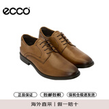 爱步（ECCO）男士商务皮鞋 正装鞋德比鞋 621634  01112棕色 42 