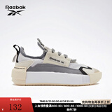 Reebok锐步官方男女SUDECA舒适机能风奶油厚底低帮休闲板鞋 FZ2003 白色/灰色 36.5