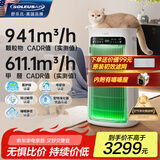 SOLEUSAIR【家电国家补贴】舒乐氏Umi宠物空气净化器吸附猫毛除细菌过敏源除甲醛雾霾异味净化机C02绿精灵