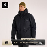 KAILAS凯乐石蒙塔纳羽绒服男700蓬鹅绒石墨烯保暖FILTERTEC防风滑雪服 墨黑 2XL