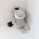 IGNATIUS微笑大牙丑萌公仔呲牙猪布娃娃可爱超萌女孩恐龙毛绒玩具生日礼物 驴 小号（全长约28cm）