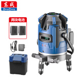 东成5线水平仪双电绿光高精度强光红外线激光水平仪FF06-41E2电池*2