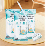 春风粘毛器替换纸芯衣服除尘纸可撕式粘毛滚筒替换粘毛纸一次性 16cm 60撕 6卷 +16cm伸缩粘毛器*1个