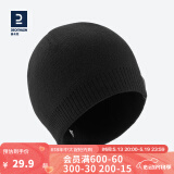 迪卡侬（DECATHLON）帽子女秋百搭毛线帽针织帽男保暖弹力柔软WEDZE2 黑色 均码