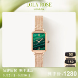 LOLA ROSE罗拉玫瑰经典小绿表手表女表女士手表生日礼物节日礼物送女友 LR4122-经典钢带小绿表
