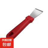 厨房铲刀清洁铲子不锈钢油烟机涡壳铲刀冰铲冰箱除霜家政清洁工具 红色直头铲
