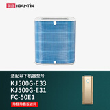 简庭（IGAINTIN） 适配空气净化器滤网适用于美的空气净化器滤芯 KJ500G-E33/E31/FC-50E1滤网