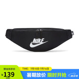 耐克（NIKE）男女腰包 单肩包斜挎包胸包休闲包DB0490-010 黑