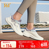 361°运动鞋女夏季透气网面休闲跳绳健身厚底跑步鞋子女682232210-5