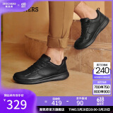 斯凯奇（Skechers）男鞋夏季商务皮鞋舒适板鞋透气软底轻便休闲鞋户外工作鞋210835