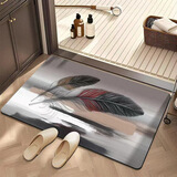 艾杰普浴室地垫卫生间防滑垫速干吸水地垫门口脚垫家用入户垫子40*60cm
