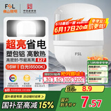 FSL佛山照明灯泡LED节能灯 大功率室内照明16WE27柱形 白光6500K