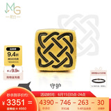 周生生黄金转运珠王安宇同款 守护XL足金情侣串珠不含手链绳86523C定价