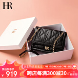 HR赫莲娜包包女包头层牛皮单间斜挎包女士菱格包生日礼物送女友