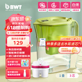 倍世（BWT）净水壶滤水壶净水器家用 欧洲镁离子滤芯 益家4.2L大容量 过滤水壶 厨房客厅通用 【镁离子滤芯】1壶3芯
