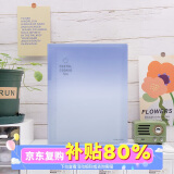 国誉(KOKUYO)淡彩曲奇·晴空·A5活页本大容量笔记本子记事本附5张分隔页 40张横线内页 海湾蓝蓝 WSG-RUVP12BB