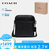 蔻驰（COACH）【品牌直供】HOUSTON男士小号单肩斜挎包4009QBBK