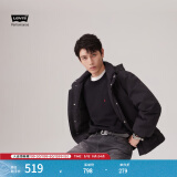 Levi's李维斯情侣同款简约休闲轻薄防寒舒适保暖羽绒服休闲外套 黑色 2XL