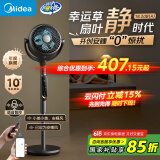 美的（Midea）【雀巢推荐】【幸运草安睡Ultra】直流变频3D摇头空气循环扇语音电风扇家用静音落地扇抑菌净化