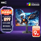 HKC 24.5英寸320Hz FastIPS快速液晶HDR400硬件低蓝光1ms升降旋转电竞游戏300Hz显示器 猎鹰G25H3Pro
