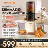 九阳（Joyoung）原汁机 家用多功能超大口径电动榨汁机全自动冷压炸果汁果蔬机渣汁分离Z8-LZ560