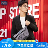 JANSPORT杰斯伯斜挎包通勤学校防泼水男女休闲 4QV5 7H6 浅灰色