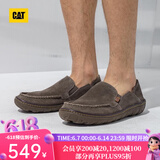 CAT卡特休闲鞋船鞋皮鞋男鞋一脚蹬轻便户外舒适鞋子男商场同款 深灰 40