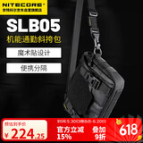 NITECORE奈特科尔SLB05机能通勤斜挎包战术内外双拓展手提包超频漫游联名