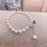 XUPING旭平首饰【人鱼姬】仿珠手链女生日常百搭送生日礼物X001172284 紫色人鱼姬【挂件不规则形状随机】 约17cm