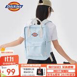 Dickies双肩包DK背包女士迷你小书包电脑包初高中学生可爱休闲背包旅行包 大号水洗蓝