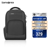 新秀丽（Samsonite）电脑包双肩包商务背包笔记本包休闲都市36B*09010黑色15英寸