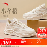 安踏小千禧丨休闲鞋女鞋夏季网面透气复古增高厚底软底老爹鞋运动鞋子 【细网面】泥沙灰/象牙白-1 38
