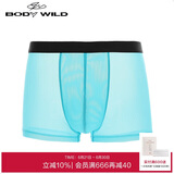 BODYWILD男士内衣透气网纱轻薄舒适装腰平角内裤ZBN23EG4蓝色170