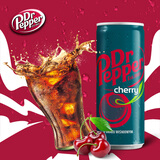 可口可乐（Coca-Cola）Dr Pepper胡椒博士樱桃味可乐330ml波兰进口0脂肪网红汽水饮料