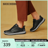 斯凯奇（Skechers）男鞋夏季商务皮鞋舒适板鞋透气软底轻便休闲鞋户外工作鞋210835