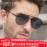 SooGree太阳眼镜墨镜男士款偏光镜变色开车司机驾驶防远光灯钓鱼可配度数