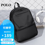 POLO男士双肩包背包男电脑包14/15.6英寸大学生书包出差旅行笔记本