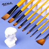 蒙玛特水粉笔套装油画画笔手绘勾线笔丙烯画笔水彩毛笔颜料笔排笔B款CS-BMHS10/16