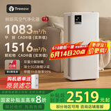 树新风空气净化器除甲醛猫毛TVOC异味除菌除过敏认证家用大空间全效净化器T3【家电国家补贴】