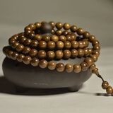 福八顺四川金丝楠木108颗阴沉乌木手串文玩念珠佛珠手链项链男女 金丝楠木8mm*108颗