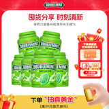 绿箭无糖口香糖薄荷味约40粒56g*6瓶 接吻糖口气清新糖休闲零食糖果