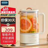 OIDIRE 养生壶 煮茶器煮茶壶烧水壶电水壶热水壶玻璃煮茶壶烧水壶恒温保温办公室迷你养生杯 0.6L -YSH33养生壶【钛发热盘】