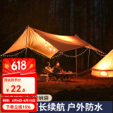 原始人（The Primitive） 户外露营灯野营照明氛围天幕帐篷灯串led超长续航装饰用品串灯带 10米80灯-白色磨砂球（USB款）
