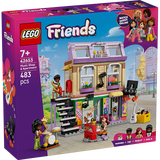 乐高（LEGO）积木好朋友42653 音乐商店与公寓男女孩玩具六一儿童节礼物摆件