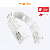 图拉斯（TORRAS）【珍珠白丨送礼精选丨自用】便携风扇风宝挂脖空调制冷随身空调便携降温神器户外空调挂脖风扇