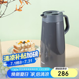 虎牌（TIGER）保温壶 304不锈钢时尚保温/保冷壶PWO-A20C-HD 深灰色 2L