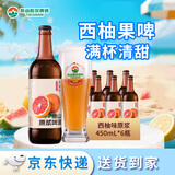 泰山啤酒（TAISHAN）10度原浆啤酒西柚精酿果啤450mL*6瓶 源头直发 