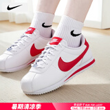 耐克（NIKE）女鞋 25夏季新款运动鞋时尚球鞋低帮休闲鞋大童透气耐磨板鞋子女 【千禧风Y2K】101-白色红勾/晒图退10 36 （内长225mm左右）