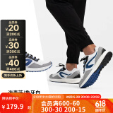 迪卡侬（DECATHLON）运动鞋男鞋春季透气休闲防滑鞋子轻便减震跑步鞋网面鞋RUNS 海青蓝/象牙白 42
